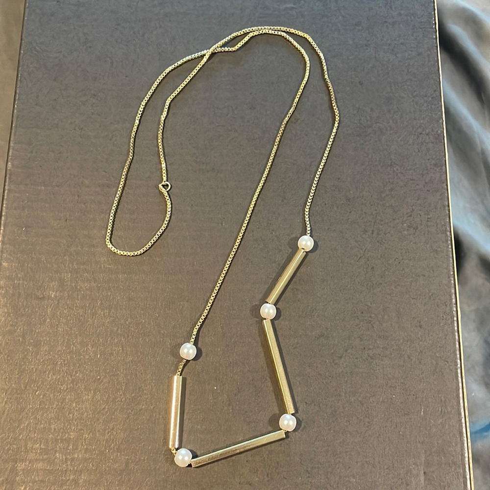 💜5 for $25 Gold bead layering necklace